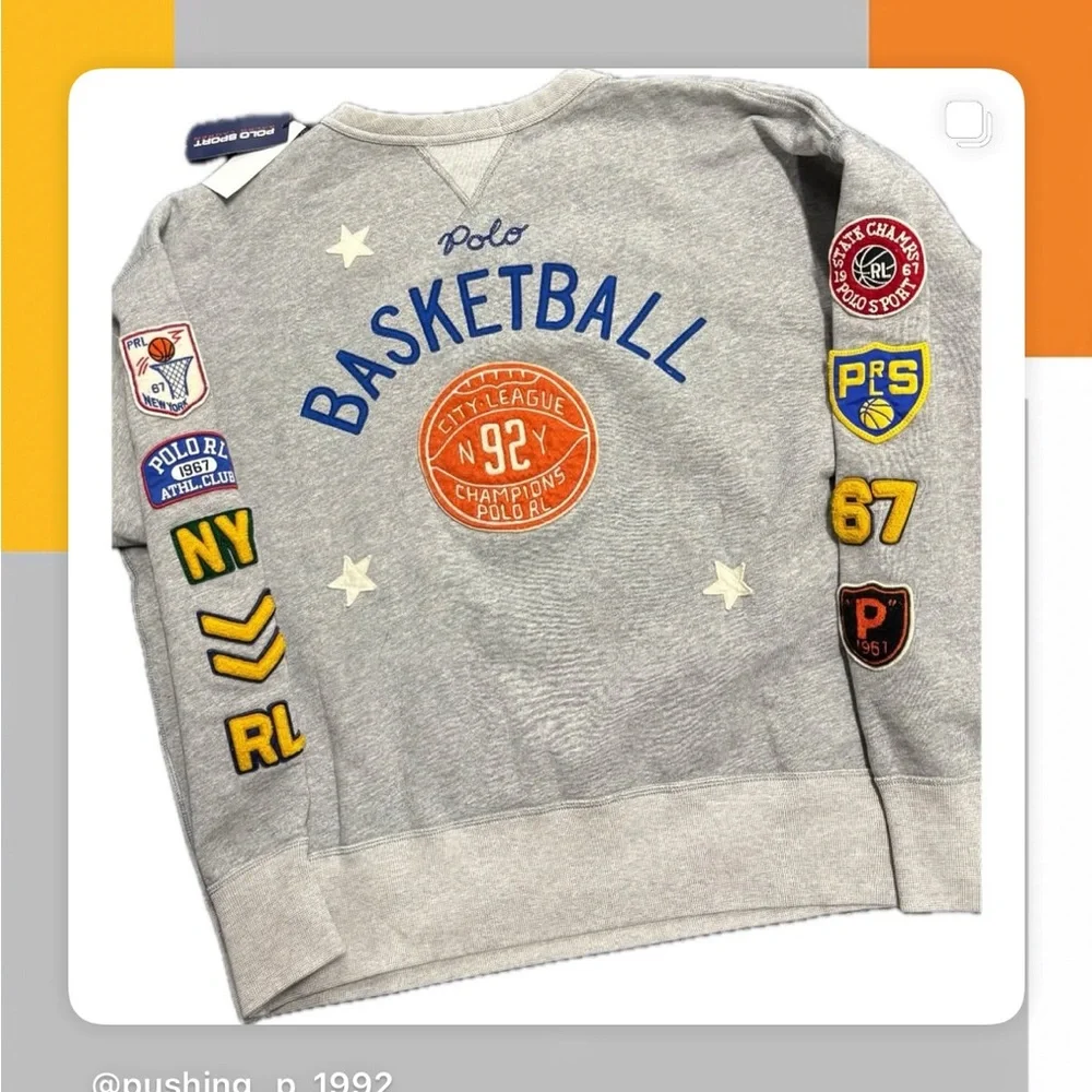 Polo Ralph Lauren Basketball crewneck sweater - Picture 2 of 2